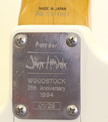 Lot 74 - Jimi Hendrix Woodstock 25th Anniversary Guitar No.1 Of 26