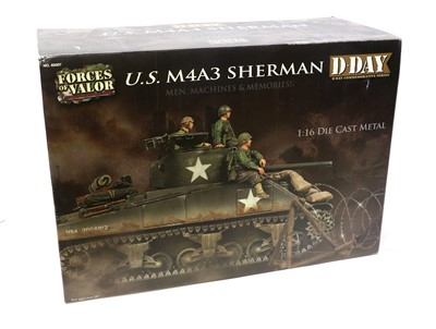 Lot 3481 - Forces Of Valor 1:16 Scale M4A3 Sherman Tank