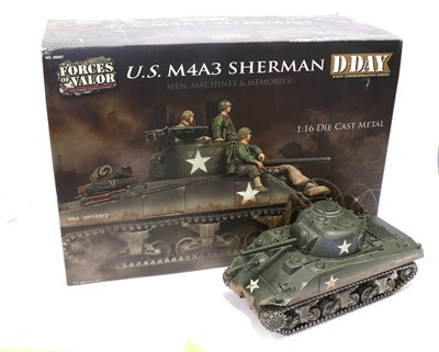 Lot 3431 - Forces Of Valor 1:16 Scale M4A3 Sherman Tank