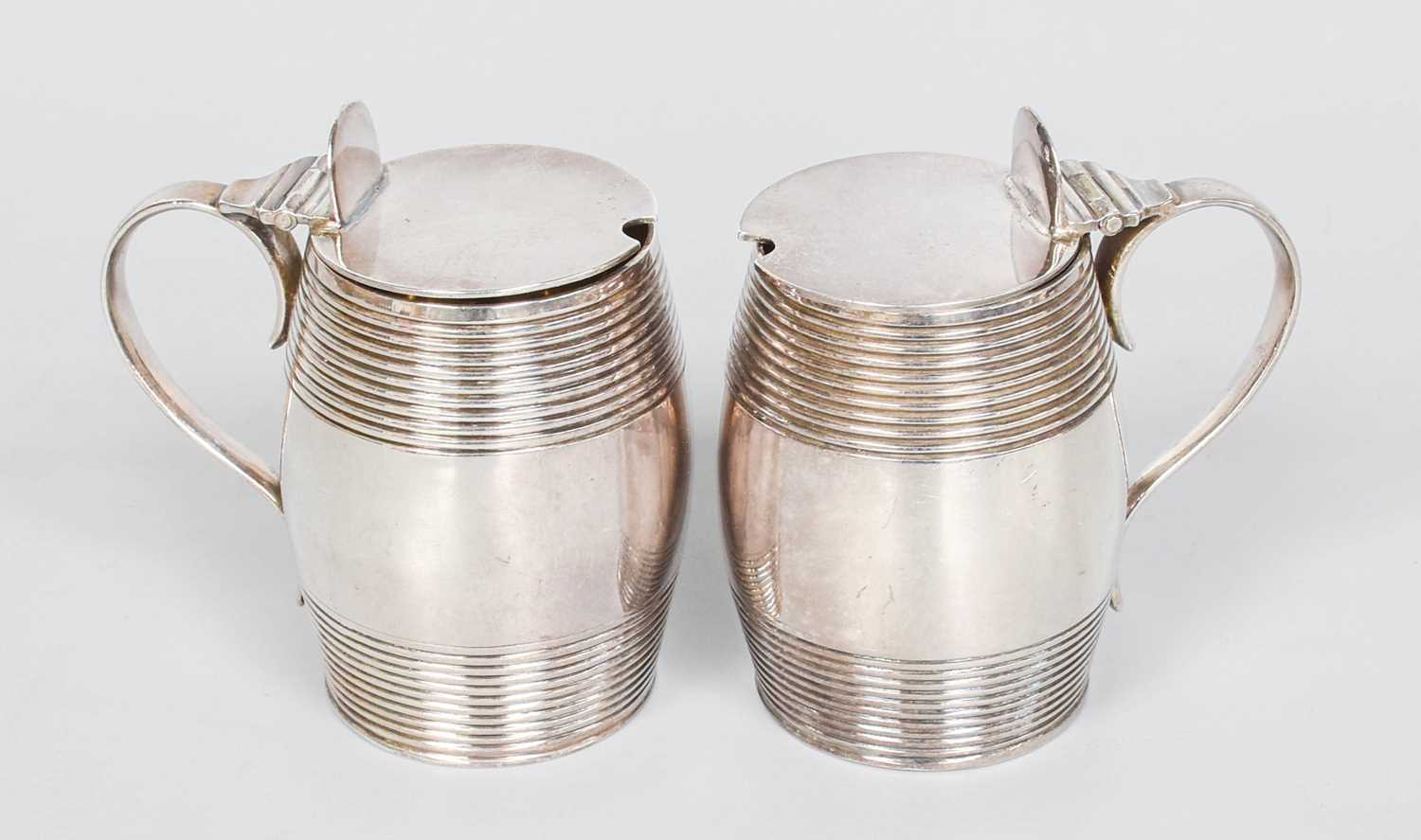 Lot 58 - A Pair of Victorian Silver Mustard-Pots, by...