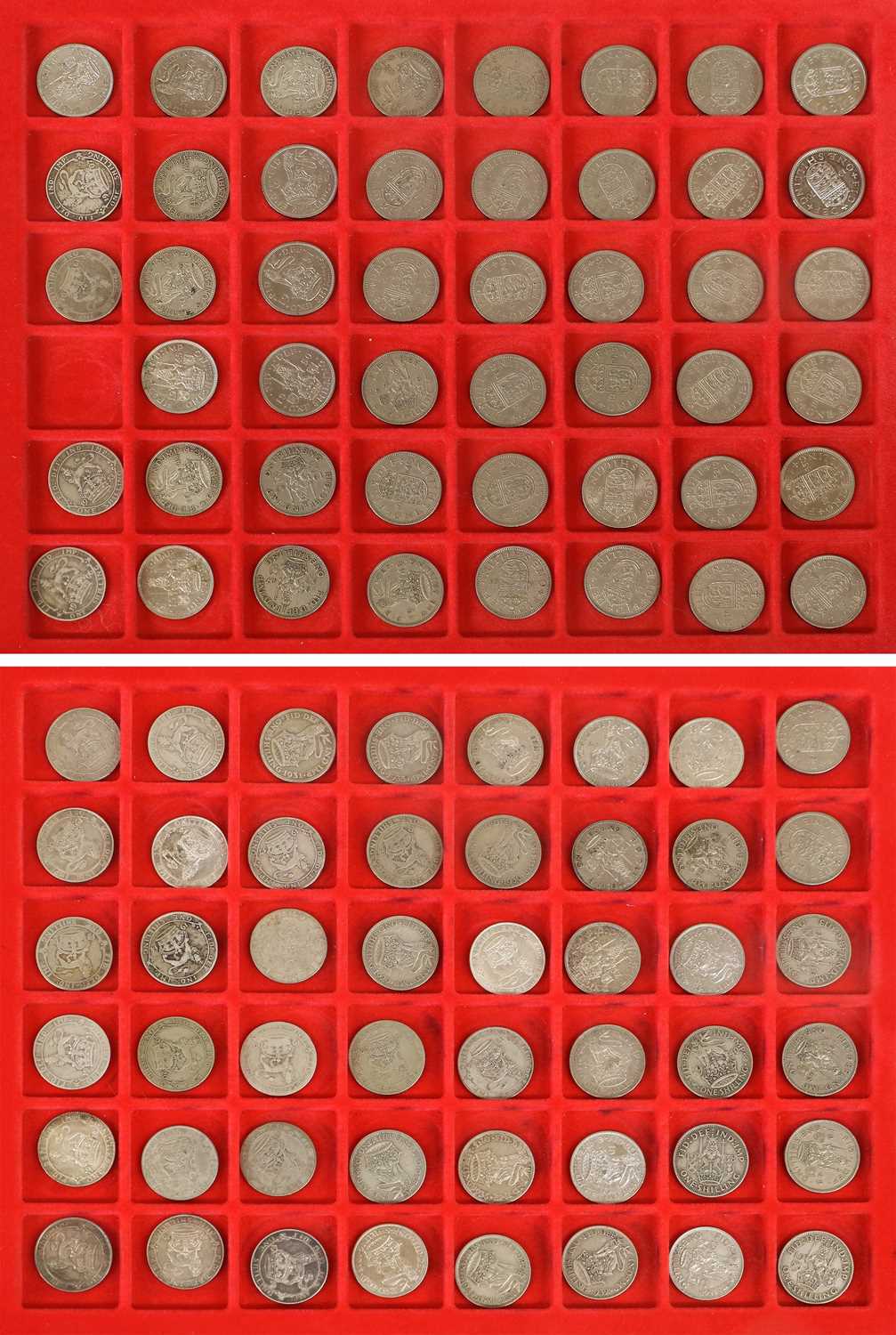 Lot 81 - Extensive 20th Century Shilling Collection, 69...