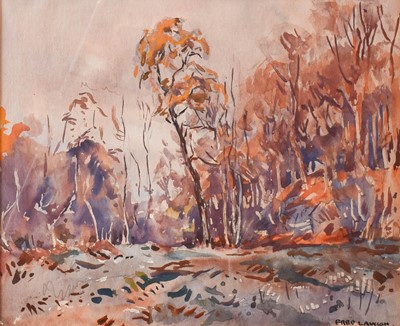 Lot 1003 - Fred Lawson (1880-1968) "Autumn Landscape"...