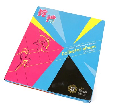 Lot 387 - London Olympics 2012 50p Sports Collection,...