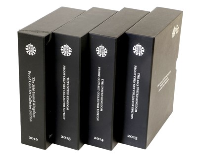 Lot 366 - 4x UK 'Collector Edition' Proof Sets; to...