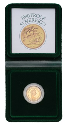 Lot 262 - Elizabeth II, Proof Sovereign 1980;...