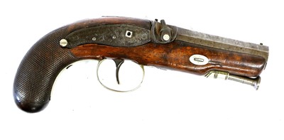 Lot 269 - A 19th Century Percussion Overcoat Pistol by...