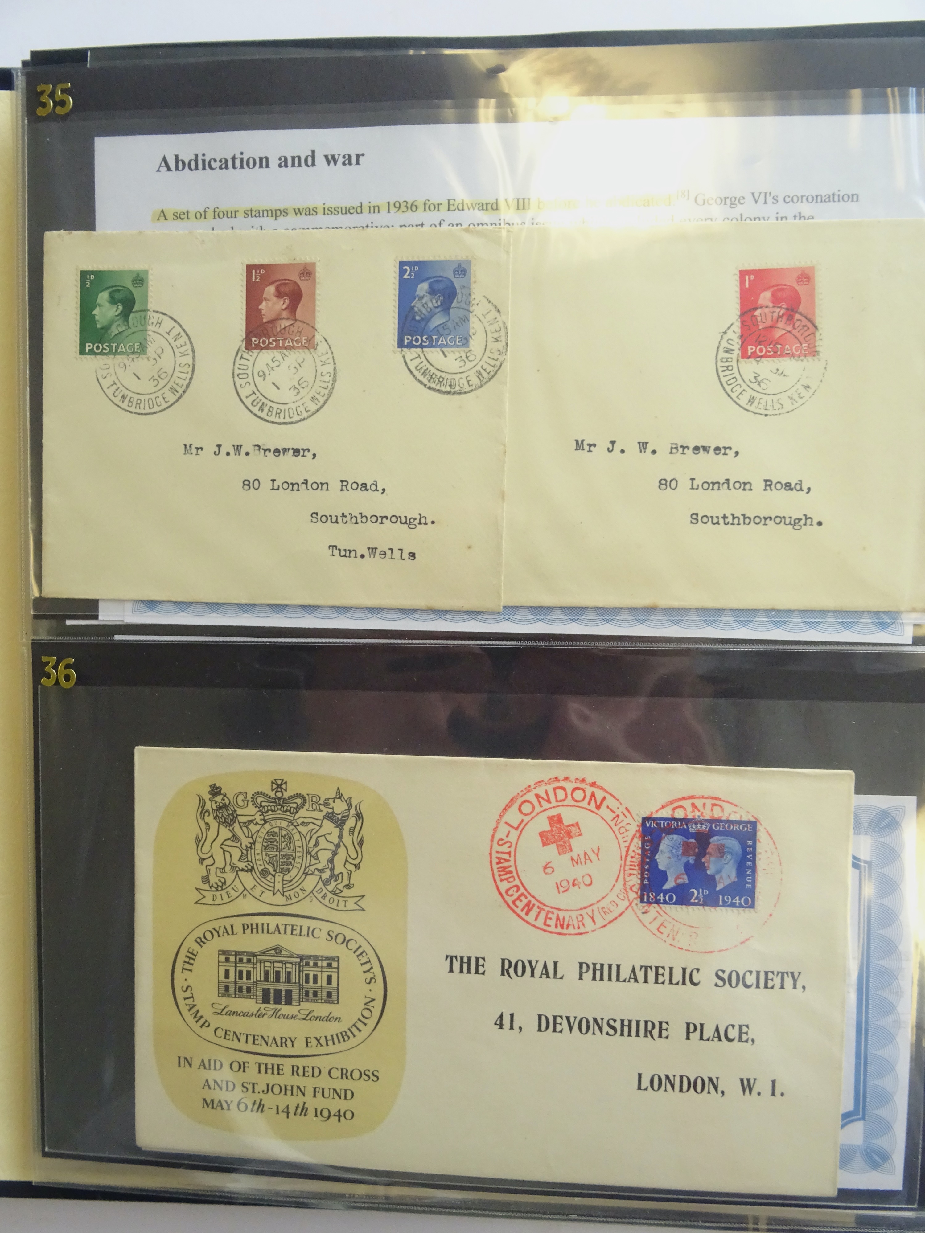 Lot 221 - Commemorative and Autographed Covers