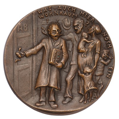 Lot 418 - Germany, Scarcity of Living Space Medal 1921,...