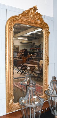 Lot 1232 - A 20th century Giltwood Mirror, pierced...