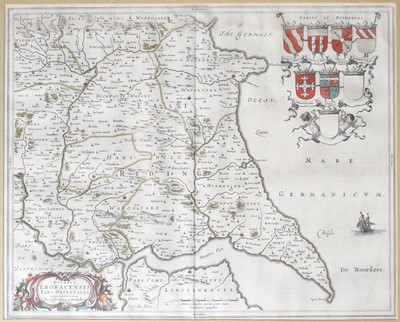 Lot 317 - Yorkshire Maps [Blaeu (J.)], Ducatus...