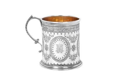 Lot 2284 - A Victorian Silver Christening-Mug