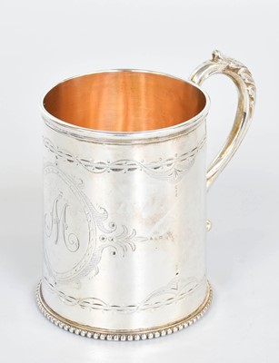 Lot 113 - A Victorian Silver Christening-Mug, by...