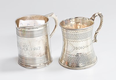 Lot A Victorian Silver Christening-Mug, by Thomas...