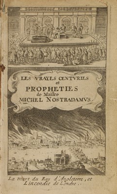 Lot 104 - Nostradamus (Michel). Les Vrayes Centuries et...