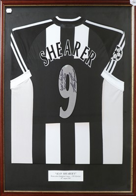 Lot 3043 - Newcastle United Match Worn Alan Shearer Shirt