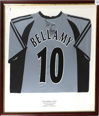 Lot 3042 - Newcastle United Football Club Match Worn Craig Bellamy Signed Shirt