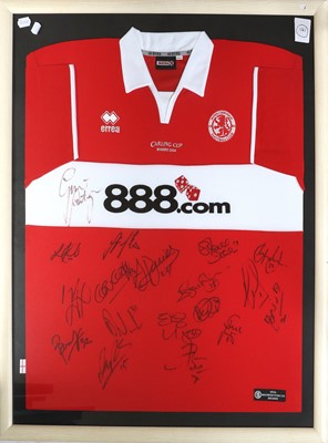 Lot 3041 - Middlesbrough Football Club Two Signed Shirts