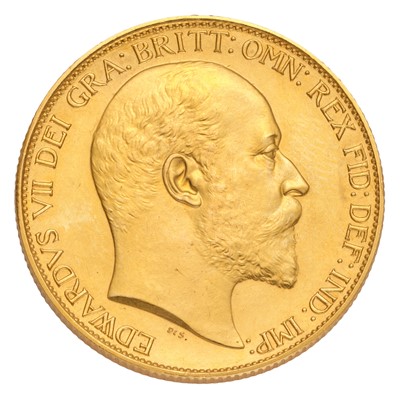 Lot 206 - Edward VII, Two Pounds 1902 (Marsh T40,...