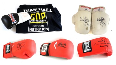 Lot 3005 - Autographed Boxing Gloves