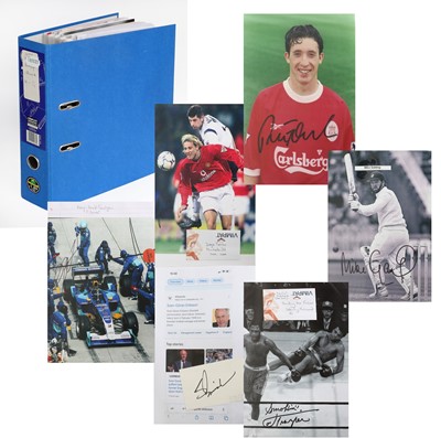 Lot 3012 - Various Football And Sporting Autographed Photographs