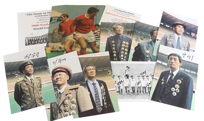 Lot 3089 - North Korea 1966 World Cup Team Autographs