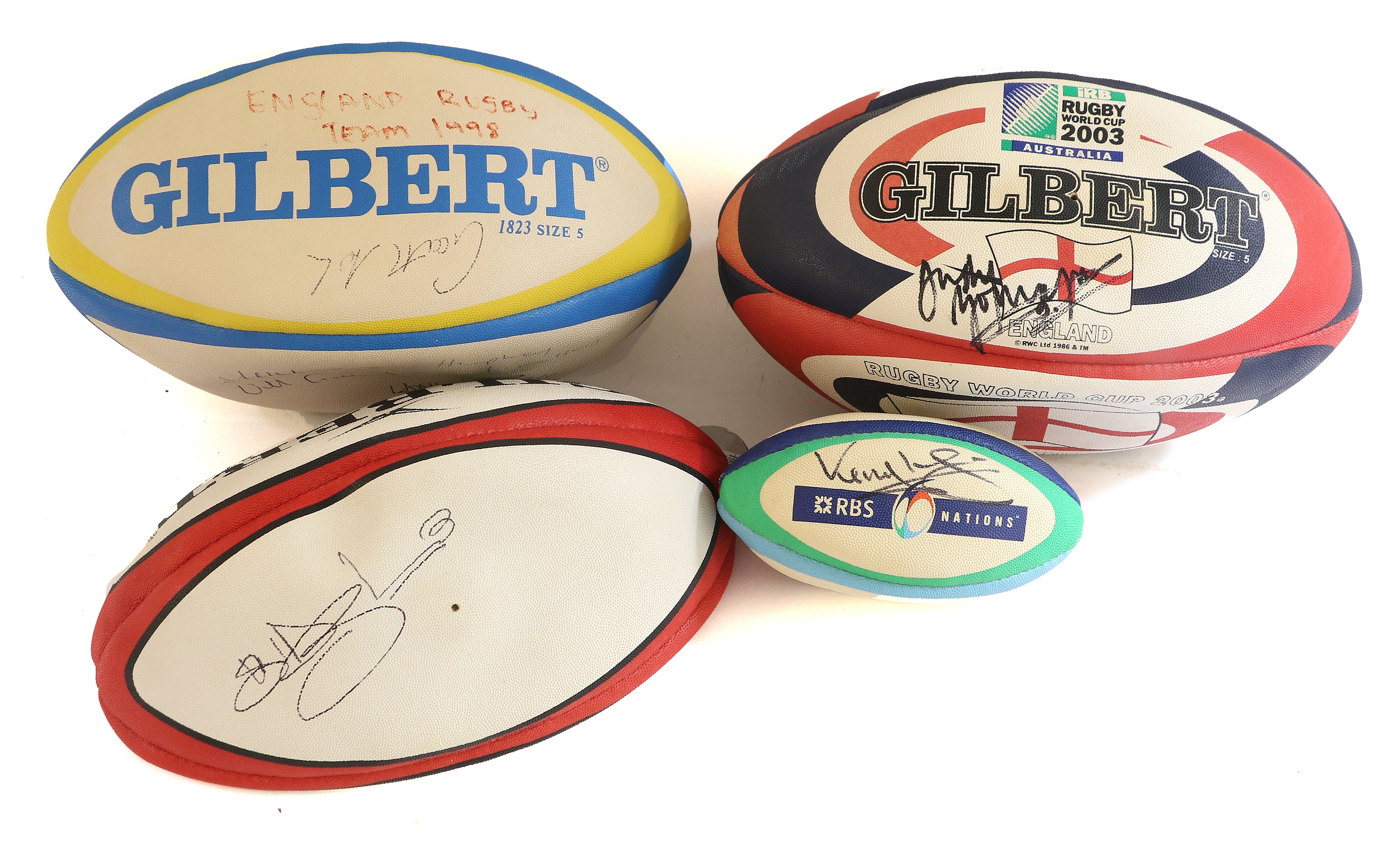 Lot 3009 - Rugby And Cricket Autographed Items