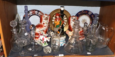 Lot 208 - A Quantity of Various Cut Glass Decanters,...