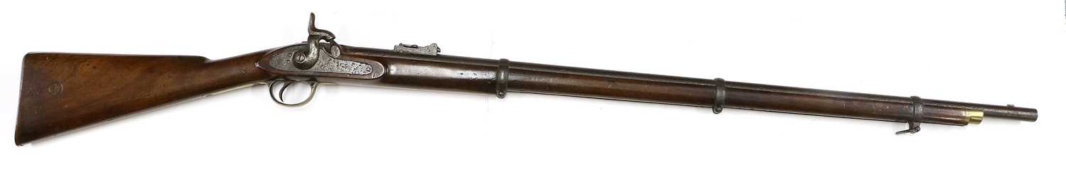 Lot 259 - An Enfield 1858 Three Band Percussion Musket...