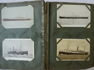 Lot 1232 - A Vintage Album of Shipping Postcards (215), a...