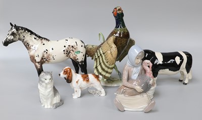 Lot 137 - A Collection of Various Porcelain Figures,...