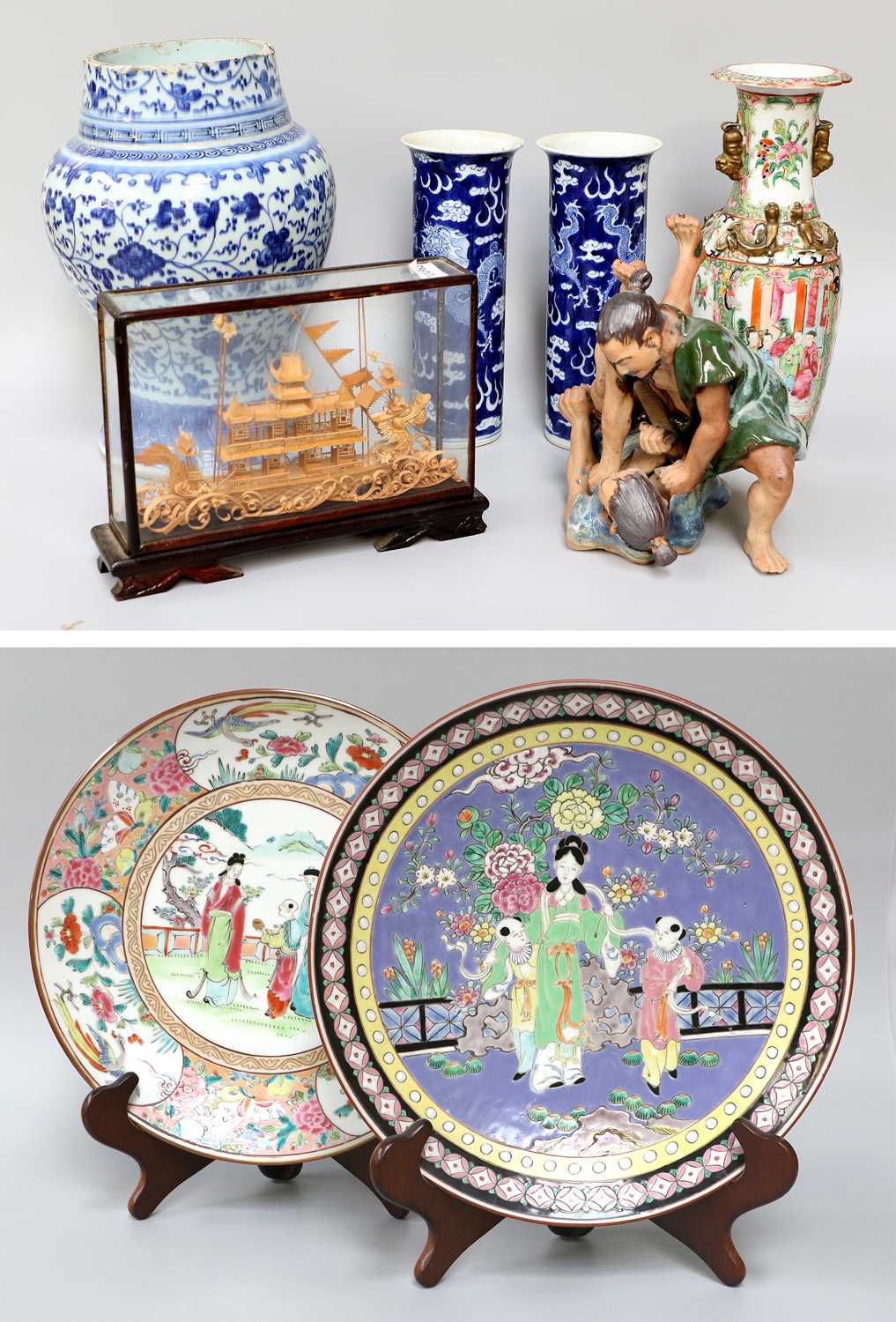 Lot 127 - A Collection of Chinese Items, including 19th...