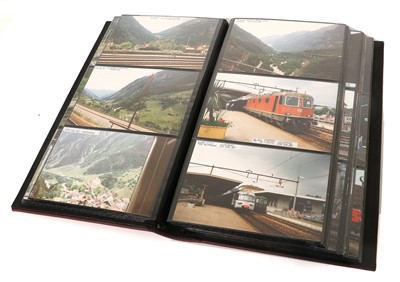 Lot 3207 - Swiss Railways Photographs And Slides