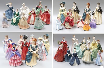 Lot 267 - A Large Collection of Royal Doulton Ladies,...