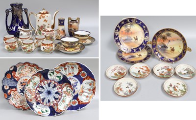 Lot 271 - Three Japanese Imari Dishes; together with...