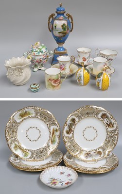 Lot 269 - Assorted British and Continetal Porcelain,...