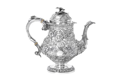 Lot 2262 - A George IV Silver Coffee-Pot