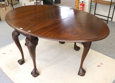 Lot 1200 - A 19th Century Mahogany Drop-Leaf Dining Table,...