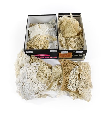 Lot 2074 - Assorted 19th Century/20th Century Lace...