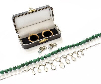 Lot 397 - A Small Quantity of Jewellery, including a...