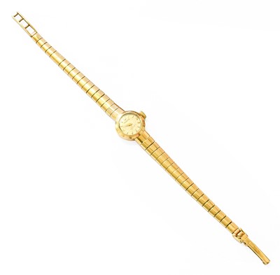 Lot 403 - A Lady's 9 Carat Gold Wristwatch, signed Rolex,...