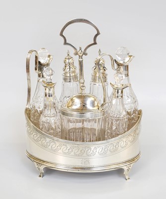 Lot 109 - A George III Silver Condiment-Set, by Frances...