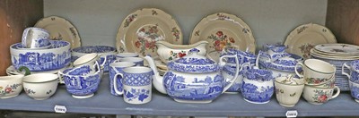 Lot 185 - A quantity of Spode Printed Pottery in the...