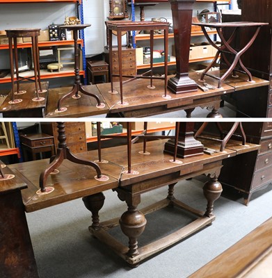 Lot 1294 - A 19th Century Mahogany Folding Coaching Table,...