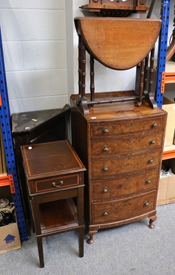 Lot 1279 - A George III Oak Wall Hanging Corner Cupboard,...