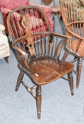 Lot 1333 - A 19th Century Windsor Chair with spindle back,...