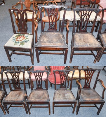 Lot 1337 - A Set of 19th Century Mahogany Dining Chairs...