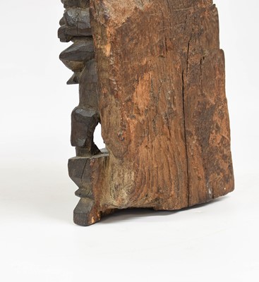 Lot 72 - An Indian Carved Wood Architectural Section,...