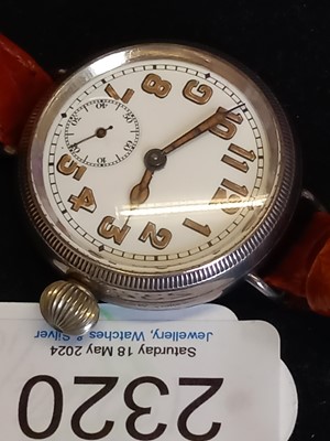 Lot 2320 - An Interesting Silver First World War Period...