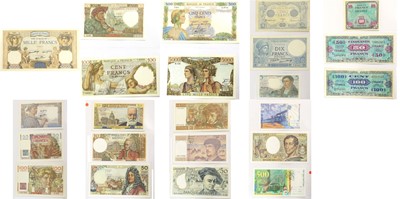 Lot 463 - France, Banknote Collection, 23 notes in total,...