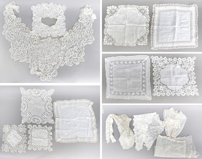 Lot Assorted Late 19th/Early 20th Century Lace...